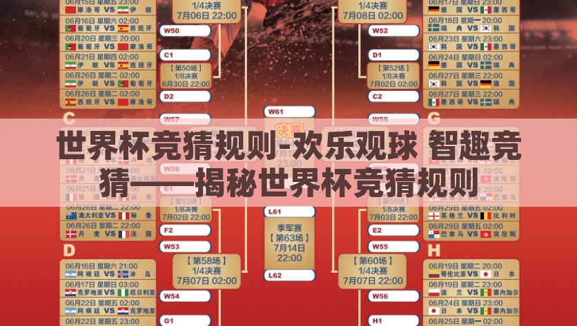 世界杯竞猜规则-欢乐观球 智趣竞猜——揭秘世界杯竞猜规则，欢乐观球 智趣竞猜，解析世界杯竞猜规则与策略