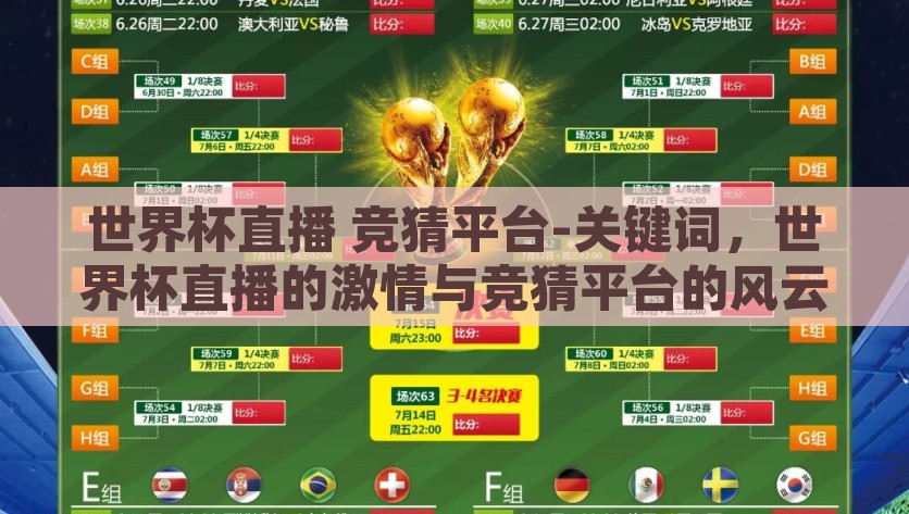 世界杯直播 竞猜平台-关键词，世界杯直播的激情与竞猜平台的风云，世界杯精选直播竞猜平台，点燃激情，决战云端