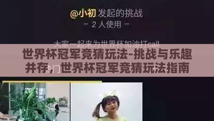 世界杯冠军竞猜玩法-挑战与乐趣并存，世界杯冠军竞猜玩法指南，挑战与乐趣并存的世界杯冠军竞猜玩法指南