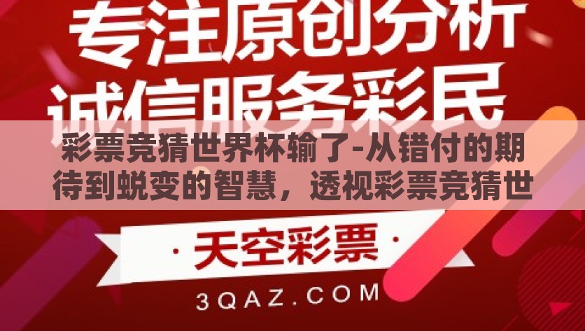 彩票竞猜世界杯输了-从错付的期待到蜕变的智慧，透视彩票竞猜世界杯的得与失，从错付期待到蜕变智慧，透视彩票竞猜世界杯的得与失