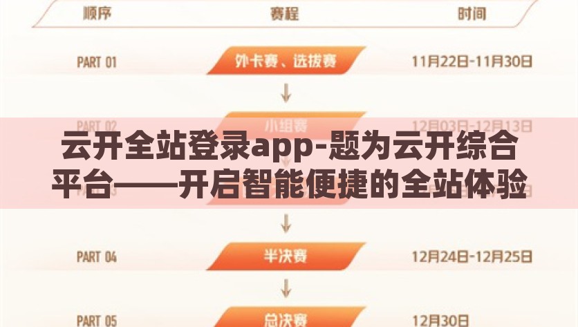 云开全站登录app-题为云开综合平台——开启智能便捷的全站体验的探索，探秘云开综合平台，引领智能便捷的全站体验