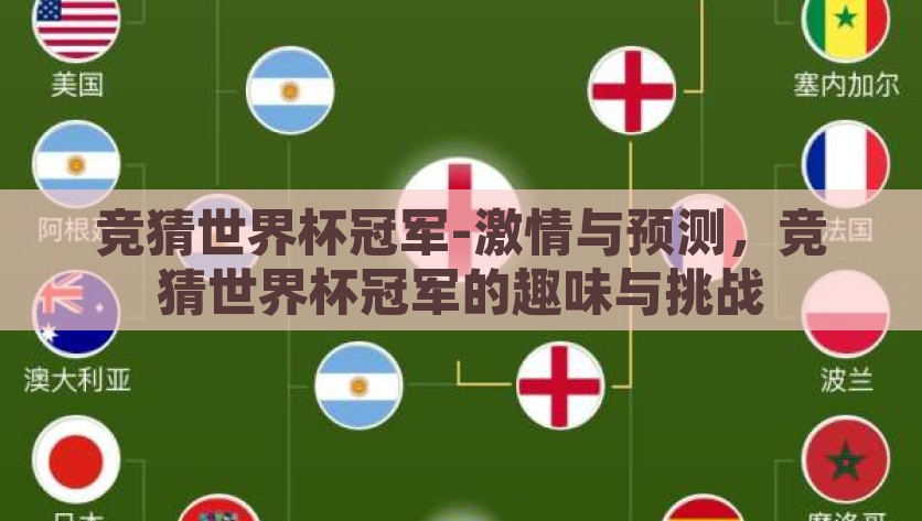竞猜世界杯冠军-激情与预测，竞猜世界杯冠军的趣味与挑战，激情与智慧并存，竞猜世界杯冠军的趣味与挑战